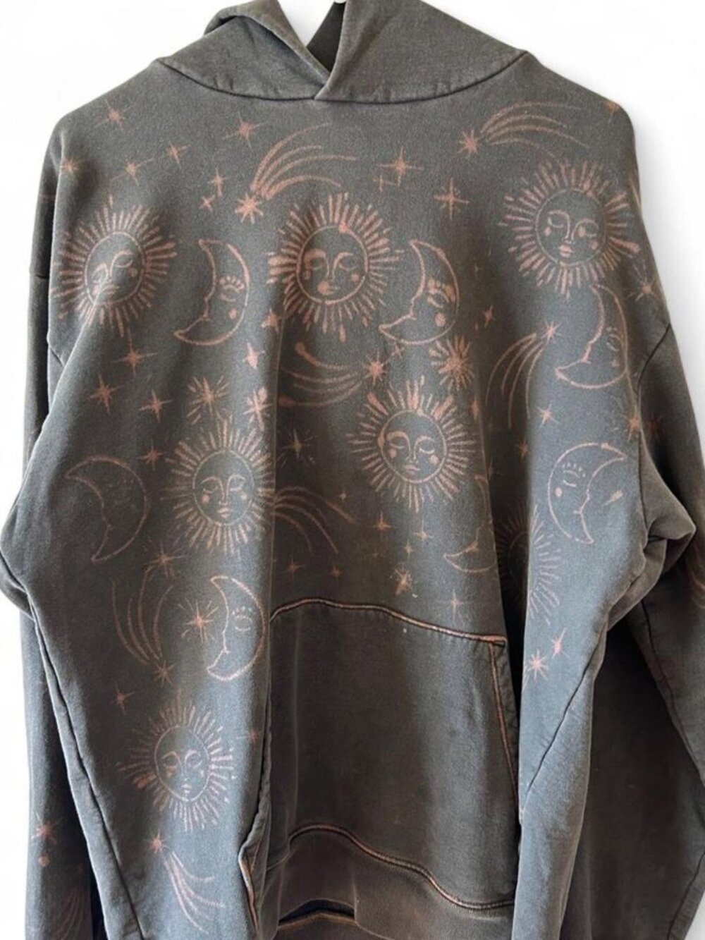 Hand-Painted Celestial Hoodie 🌙